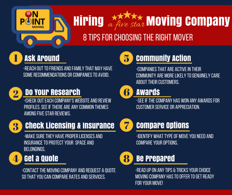 8 Tips for Hiring a Five Star Moving Company